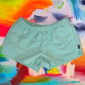 Turquoise Patagonia shorts!